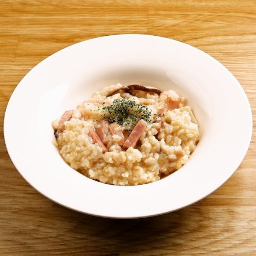 ニンニクたっぷり オイルリゾット