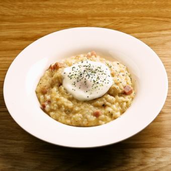 さらにまろやか 温玉クリームリゾット