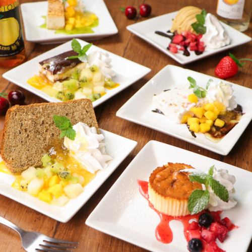 <女子会やデートに◎>ドルチェも多数ご用意♪