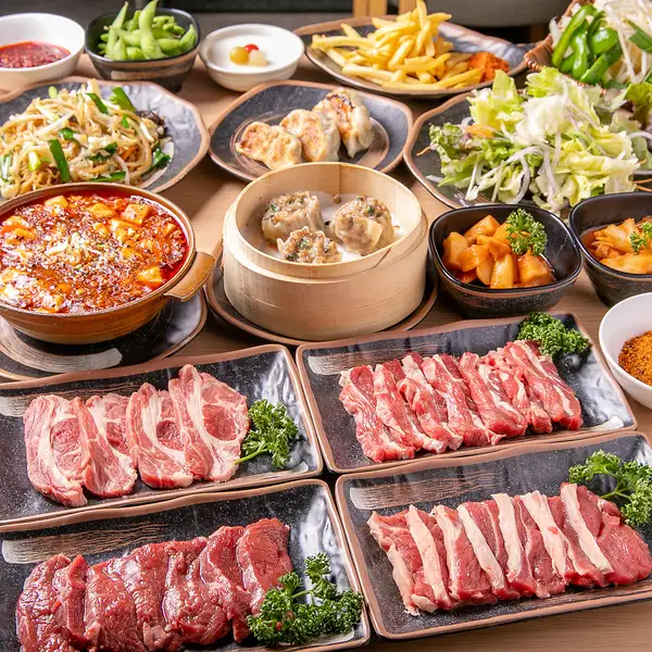 【予算を気にせず大満足】極上生ラム肉や新鮮野菜など全20品が食べ放題&90分飲み放題コース
