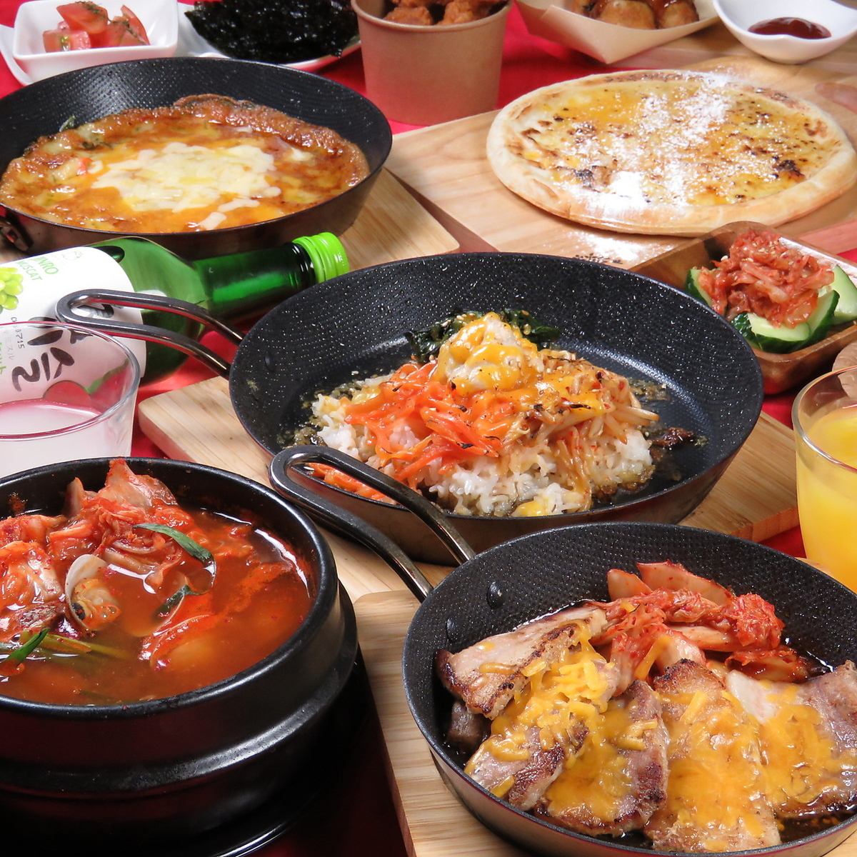 All-you-can-eat Korean food and all-you-can-drink drinks! All-you-can-drink starts from 1,700 yen ♪