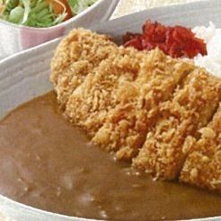 Pork cutlet curry