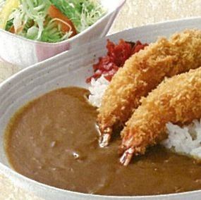 海老フライカレー