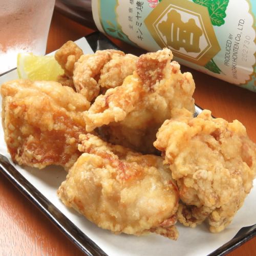 鶏唐 揚げたて!ジューシー!