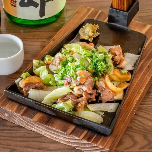 親鶏の炙り ~柚子胡椒添え~