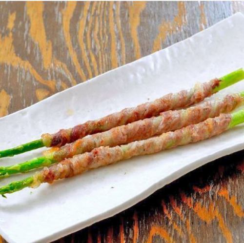 なが~い豚巻きアスパラ
