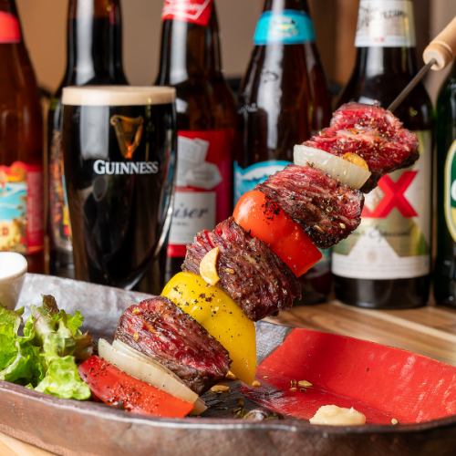 カイノミの特大BBQ串