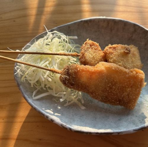 あぐー豚の串カツ(2本)