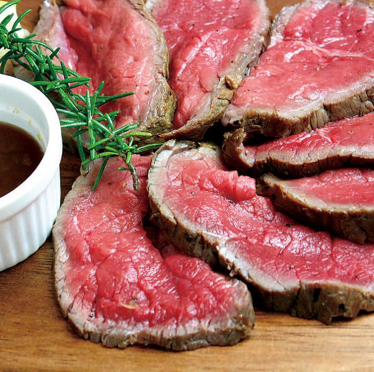 Super thick-sliced roast beef