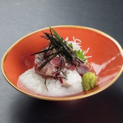 炙り鮪の山かけ