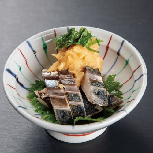 炙り〆サバぬた大根