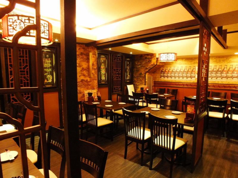 [All 80 seats] Nakano Sakaue in the office district.Eat delicious Chinese food in a comfortable space to relieve your work fatigue and cultivate tomorrow's spirit.It's like a city oasis.It's nice to have all you can drink.Have a relaxed banquet in a spacious shop ◎ There are also semi-private seats ♪