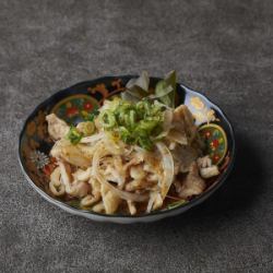 Chicken skin dressed with yuzu miso