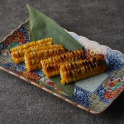 Street food style roasted corn