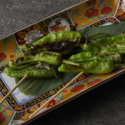 Shishito skewers (salt)