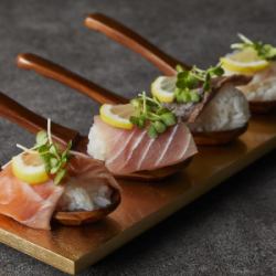 Assorted 4 kinds of Renge sushi