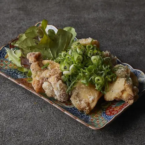鶏ももの唐揚げ ねぎポン酢