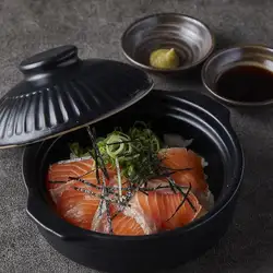 サーモンの山葵醤油ご飯