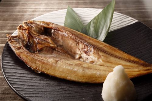 Grilled oversized atka mackerel from Nemuro