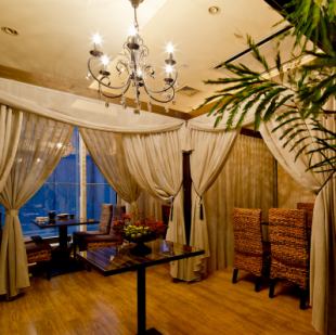 Villa resort private room that is perfect for girls-only gatherings