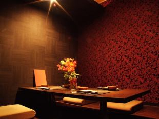 Beautiful Japanese modern Horigotatsu private room [2 to 20 people]