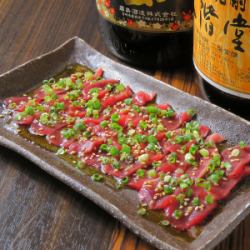 朝引き砂肝の刺身