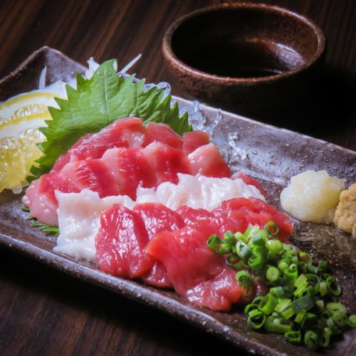 熊本直送馬刺し3点盛り