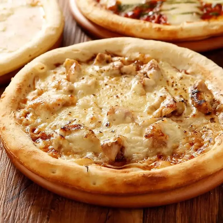 Teriyaki chicken pizza