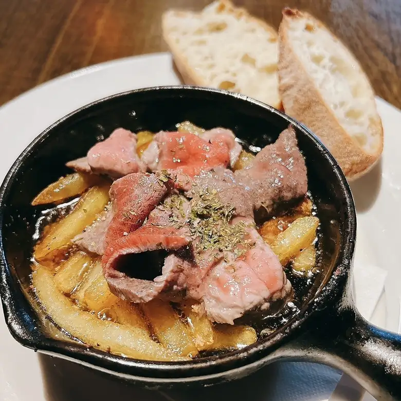 Roast beef ajillo