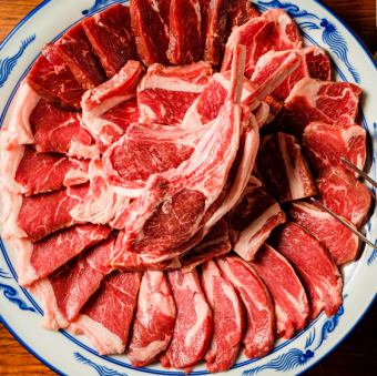 【羊肉６種！盛り合わせ】(1人前)
