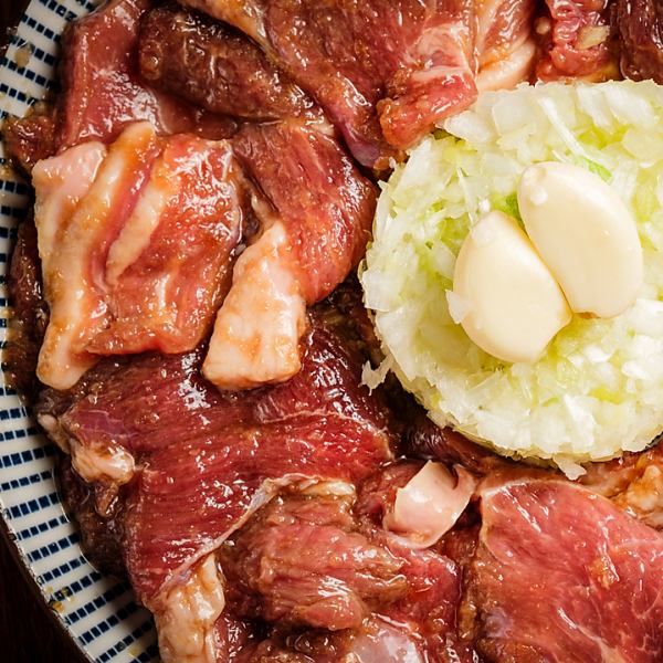 【元祖！ねぎニンニクジンギスカンmix】当店オリジナル！ねぎとにんにくが後を引く美味しさ