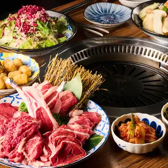 ◆【土日祝日限定】人気ラム肉8種 プレミアム食べ放題コース 2時間飲み放題付き 全16品 6,480円
