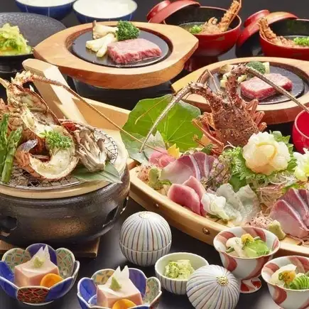 『極上コース』お造り五種盛りと金目鯛の炉端焼き！3時間飲み放題付き【10品7000円→6000円】