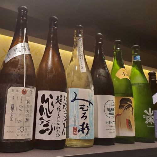 日本酒が楽しめます。