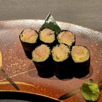 ガリ鯖と大葉の海苔巻き