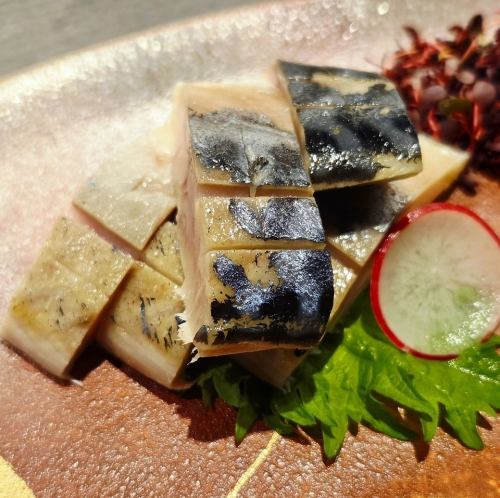 自家製〆鯖のお刺身