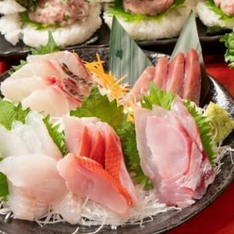 ◆夏季限定◆【海鮮まつりコース】2.5h飲み放題付き全9品《刺身5種＆海鮮丼含む》4980円