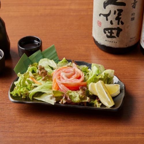 Fresh seasonal fish carpaccio