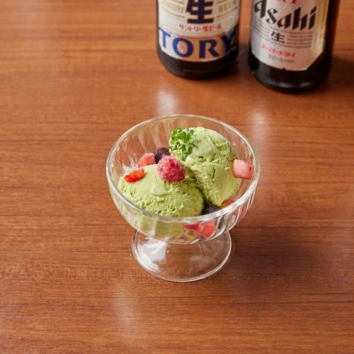 Matcha ice cream