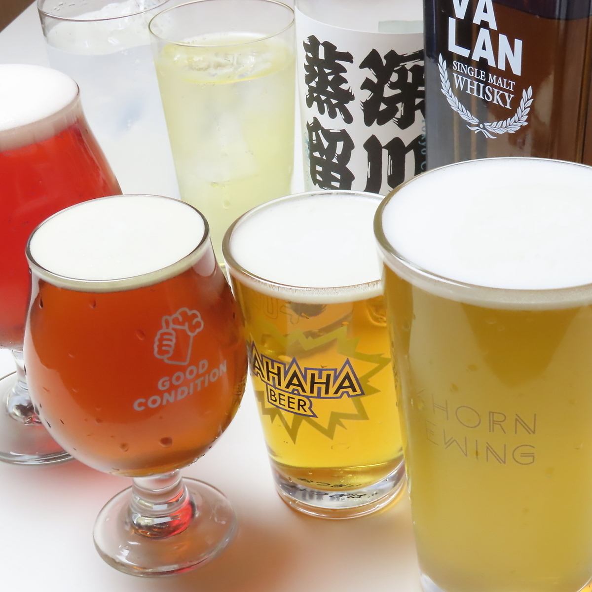 美味しいお酒やおしゃれなカクテルもご用意♪