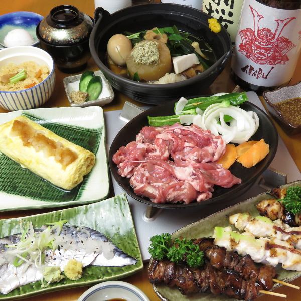 [120 minutes of all-you-can-drink included☆] 6,050 yen course! Our specialty Genghis Khan, yakitori, tamagoyaki, fish dishes, final dishes, etc.