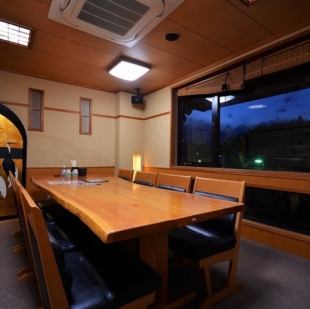 プライベートな空間でお食事をお楽しみいただけます。