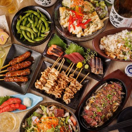 『熟成牛ステーキ&炙り肉寿司含30品食べ放題コース』3時間飲み放題付 5280円⇒4280円