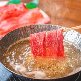 『華鍋コース』鶏・豚・牛3種肉しゃぶしゃぶと25品食べ放題含 3時間飲み放題付 4680円⇒3680円