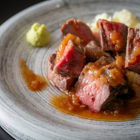 【一番人気のコスパ最強◎】選べるピザと国産ステーキ付き!飲み放題2H〈Basic Corse〉5,000円