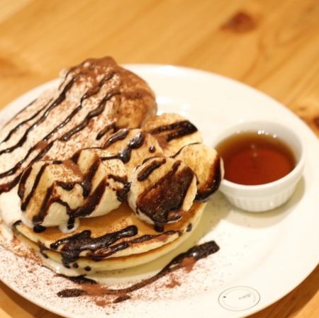 バナナチョコレートパンケーキ