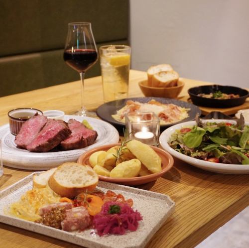 当日オーダー可能のディナーコース