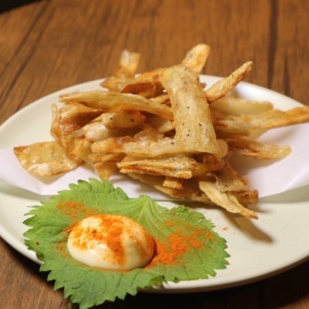 ごぼうチップス～山椒塩～