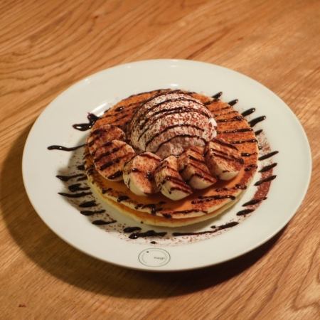 バナナチョコレートパンケーキ