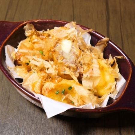 鰹節バターポテト